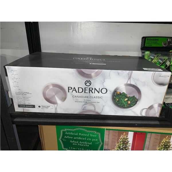Paderno Canadian Classic 11-Piece Stainless Steel Cookware Set