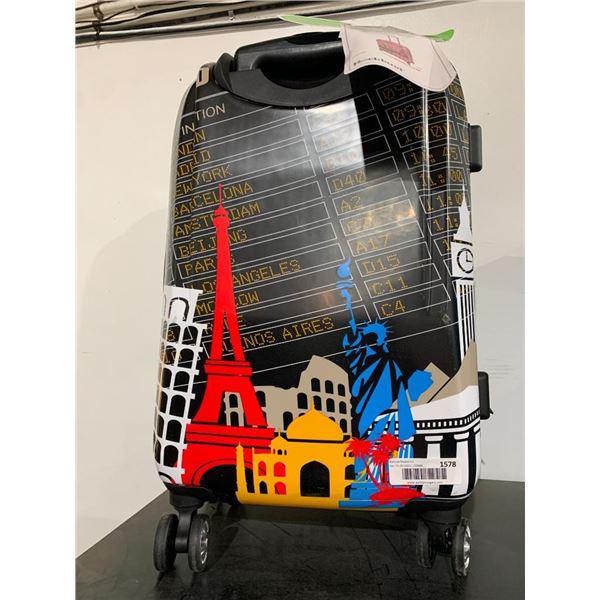 Rockland Hard shell suitcase with wheels