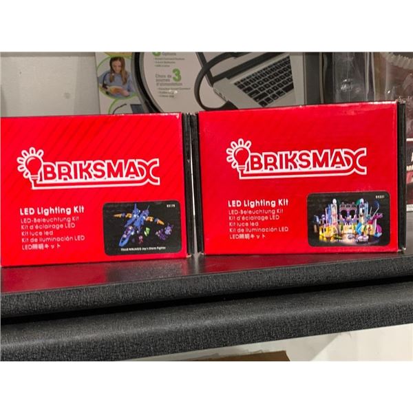 Briksmax LED lighting kit lot of 2