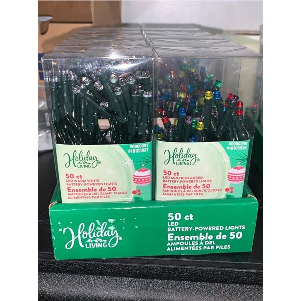 Holiday Living Lot of 8 Assorted LED Microdot Lights