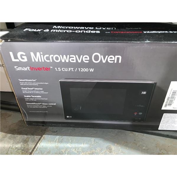 LG Microwave Oven Smart Inverter 1.5 cu ft / 1200 W