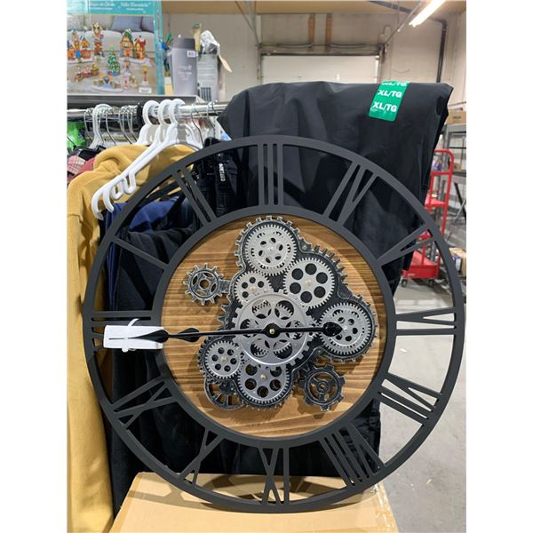 LA Focus Steam punk Roman Humeral Wall clock