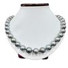 Pearl and Diamond Necklace - 14KT White Gold