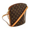 Image 2 : Louis Vuitton Brown Monogram Canvas Drouot Shoulder Bag