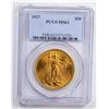 Image 1 : 1927 $20 Double Eagle Gold Coin PCGS MS63