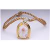 Image 2 : Antique Carved Cameo Agate in Later 18K Yellow Gold and Diamond Mount