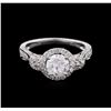 Image 2 : 1.71 ctw Diamond Ring - 18KT White Gold