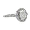 Image 2 : 1.16 ctw Diamond Ring - 14K White Gold