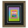 Image 1 : Umbrella Man with Rainbow Sky on Blends by Peter Max