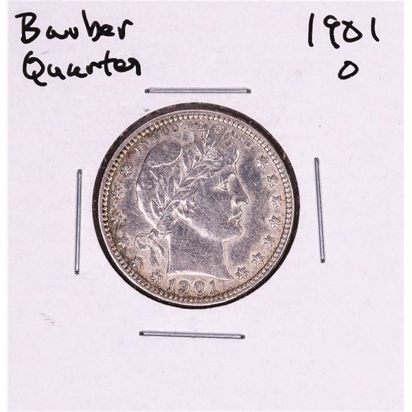 1901-O Barber Quarter Coin