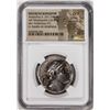 Image 1 : 261-246 BC Seleucid Kingdom Antiochus II AR Tetradrachm Ancient Coin NGC Ch F