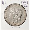 Image 1 : 1891-CC $1 Morgan Silver Dollar Coin