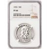 Image 1 : 1955 Proof Franklin Half Dollar Coin NGC PF66