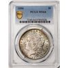 Image 1 : 1896 $1 Morgan Silver Dollar Coin PCGS MS64 Great Toning