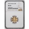 Image 1 : 2016 $5 American Gold Eagle Coin NGC MS70