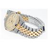 Image 7 : Rolex Mens Two Tone Champagne Sapphire and Diamond Datejust Wristwatch