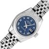 Image 1 : Rolex Ladies Stainless Steel Blue Roman Datejust Wristwatch