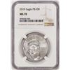 Image 1 : 2019 $100 Platinum American Eagle Coin NGC MS70