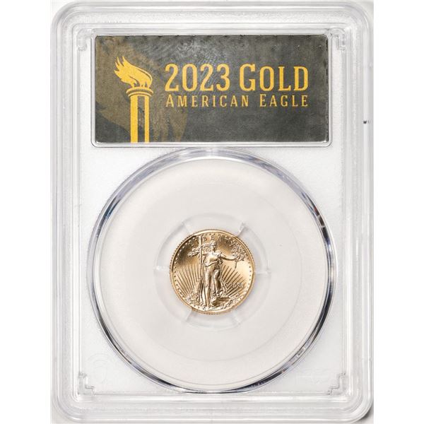 2023 $5 American Gold Eagle Coin PCGS MS70 First Strike