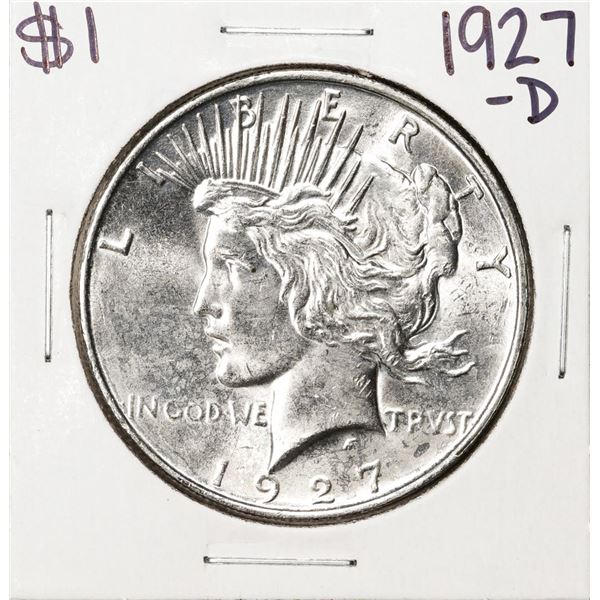 1927-D $1 Peace Silver Dollar Coin