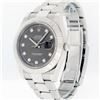 Image 3 : Rolex Mens Stainless Steel Rhodium Diamond Datejust 2 Wristwatch