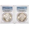 Image 1 : Lot of (2) 1904-O $1 Morgan Silver Dollar Coins PCGS MS63