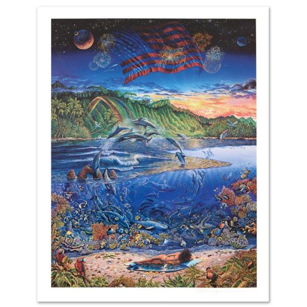 Robert Lyn Nelson "Ring of Life" Limited Edition Mixed Media on Paper