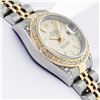 Image 5 : Rolex Ladies Two Tone Silver Index and Diamond Datejust Wristwatch