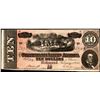 Image 1 : 1864 $10 Confederate States of America Note