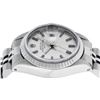 Image 3 : Rolex Ladies Stainless Steel Silver Index Datejust Wristwatch