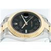 Image 9 : Rolex Men's Two Tone Black Roman Datejust 2 Wristwatch