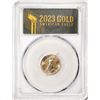 Image 1 : 2023 $5 American Gold Eagle Coin PCGS MS70 First Day of Issue