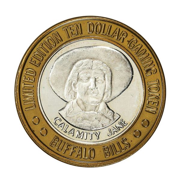 .999 Silver Buffalo Bills Resort & Casino Primm, NV $10 Limited Edition Gaming Token