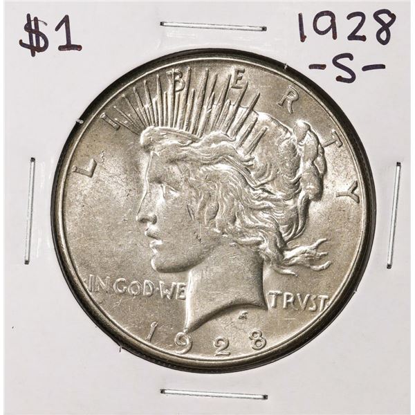 1928-S $1 Peace Silver Dollar Coin
