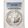 Image 1 : 1992 $1 American Silver Eagle Coin PCGS MS69