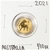 Image 1 : 2021 Australia $15 Lunar Year of the Ox 1/10 Oz Gold Coin