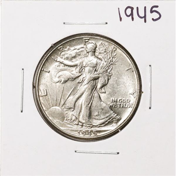 1945 Walking Liberty Half Dollar Coin