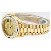 Image 4 : Rolex Ladies 18K Yellow Gold Sapphire And Diamond President Wristwatch