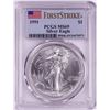 Image 1 : 1991 $1 American Silver Eagle Coin PCGS MS69 First Strike