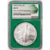 Image 1 : 2005 $1 American Silver Eagle Coin NGC MS70 From US Mint Sealed Box Green Core