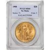 Image 1 : 1908 No Motto $20 St. Gaudens Double Eagle Gold Coin PCGS MS64