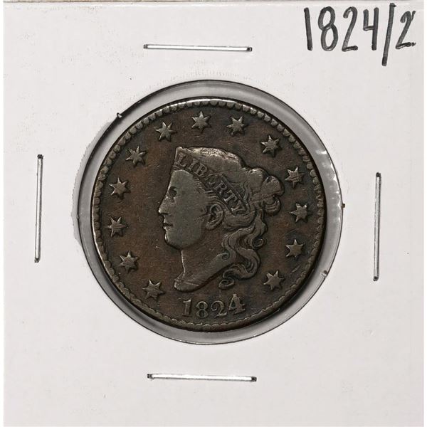 1824/2 Coronet Head Large Cent Coin