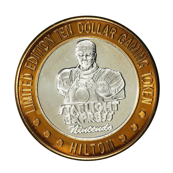 .999 Silver Hilton Las Vegas, Nevada $10 Casino Limited Edition Gaming Token