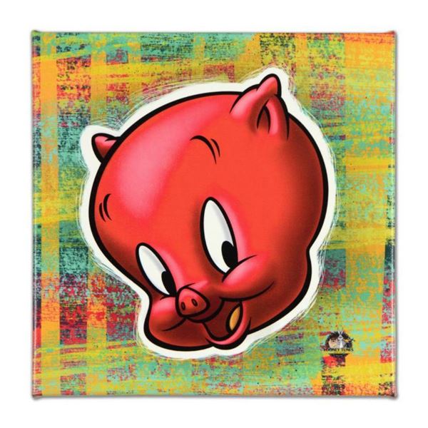 Looney Tunes "Porky Pig" Limited Edition Giclee on Canvas