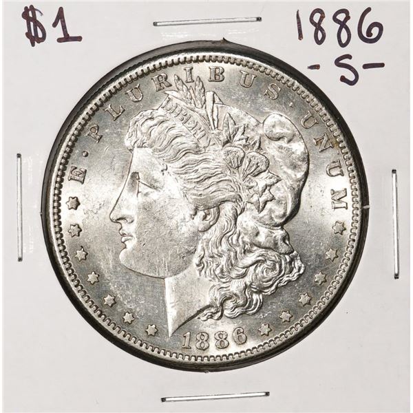 1886-S $1 Morgan Silver Dollar Coin