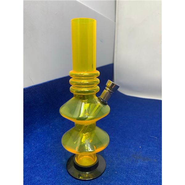 Yellow Bong with Metal Bowl