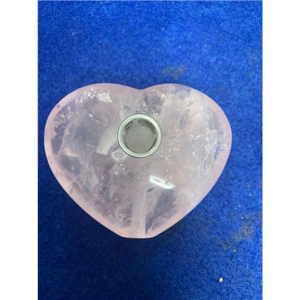Rose Quartz Crystal Pipe Retail Value $75