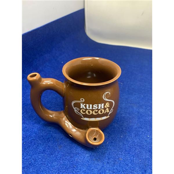 Kush & Cocoa Mug with Pipe Handle