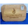 Image 2 : Illuminate Wooden Rolling Tray Red Oak