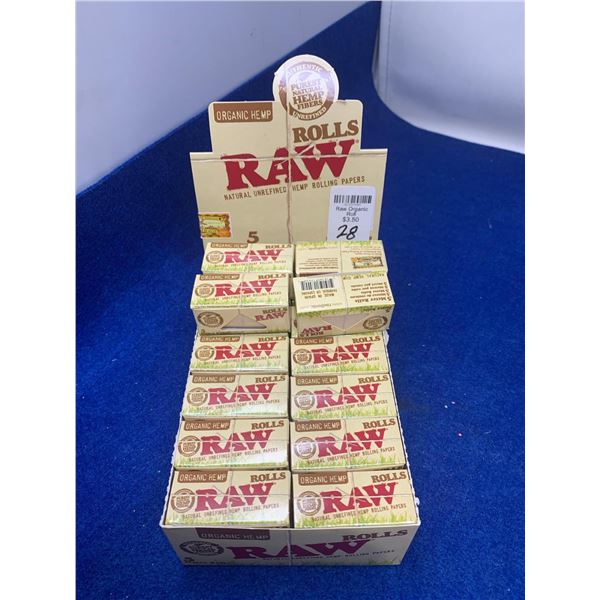 Raw Organic Rolls 28 x 5 Meter Rolls